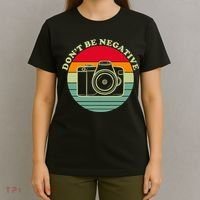 Dont Be Negative Camera Vintage T-Shirt thumb 4