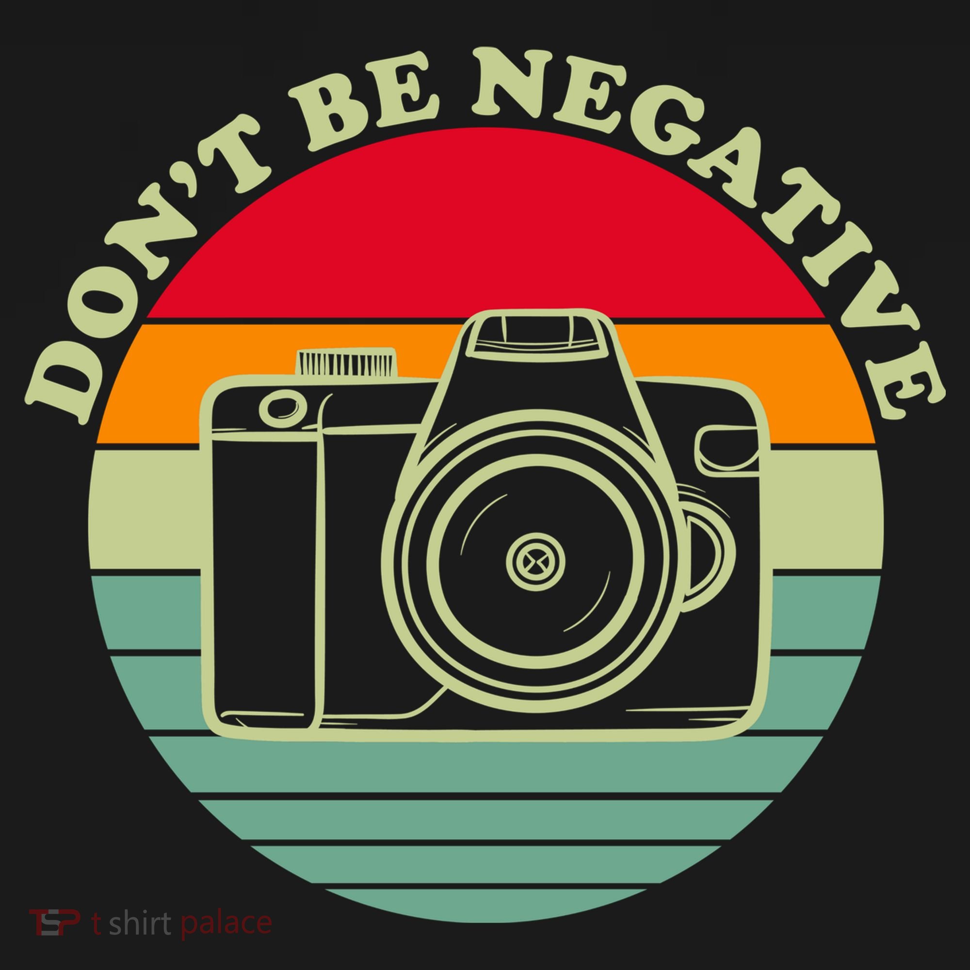 Dont Be Negative Camera Vintage Visor