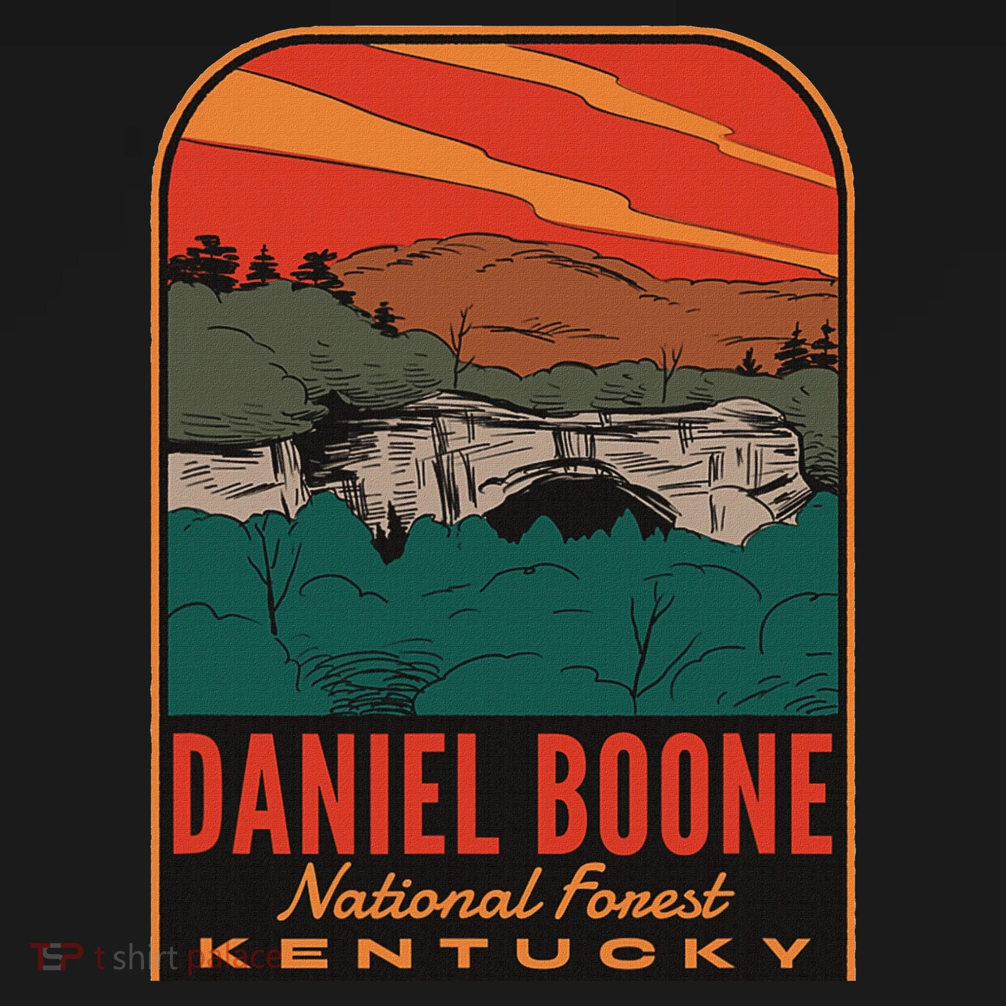 Daniel Boone National Forest Toddler Hoodie