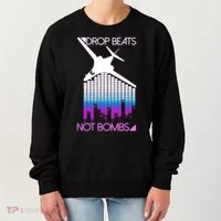 Drop Beats Not Bombs Women's Sweatshirt thumb 0