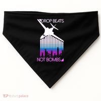 Drop Beats Not Bombs USA-Made Doggie Bandana thumb 0