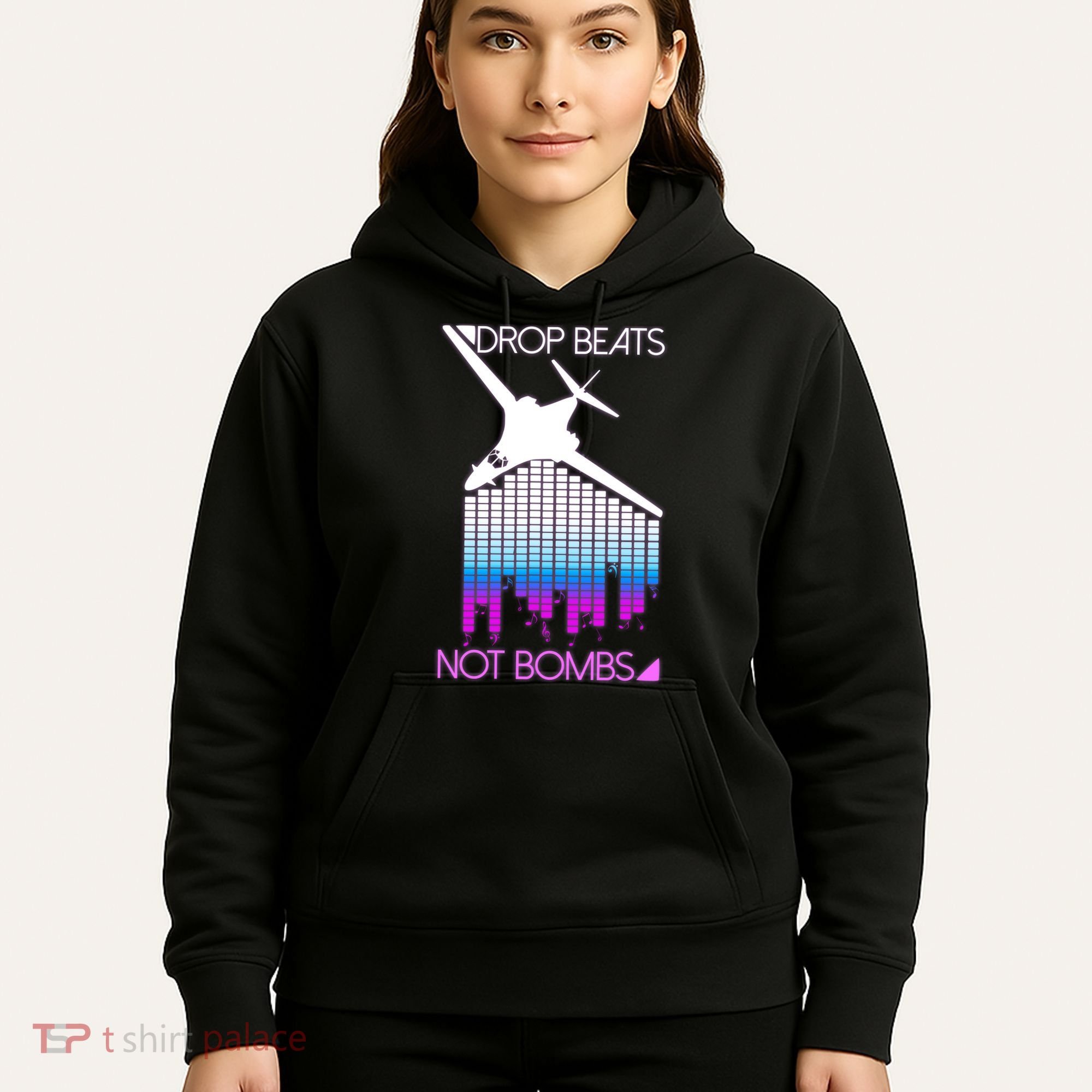 Drop Beats Not Bombs Hoodie