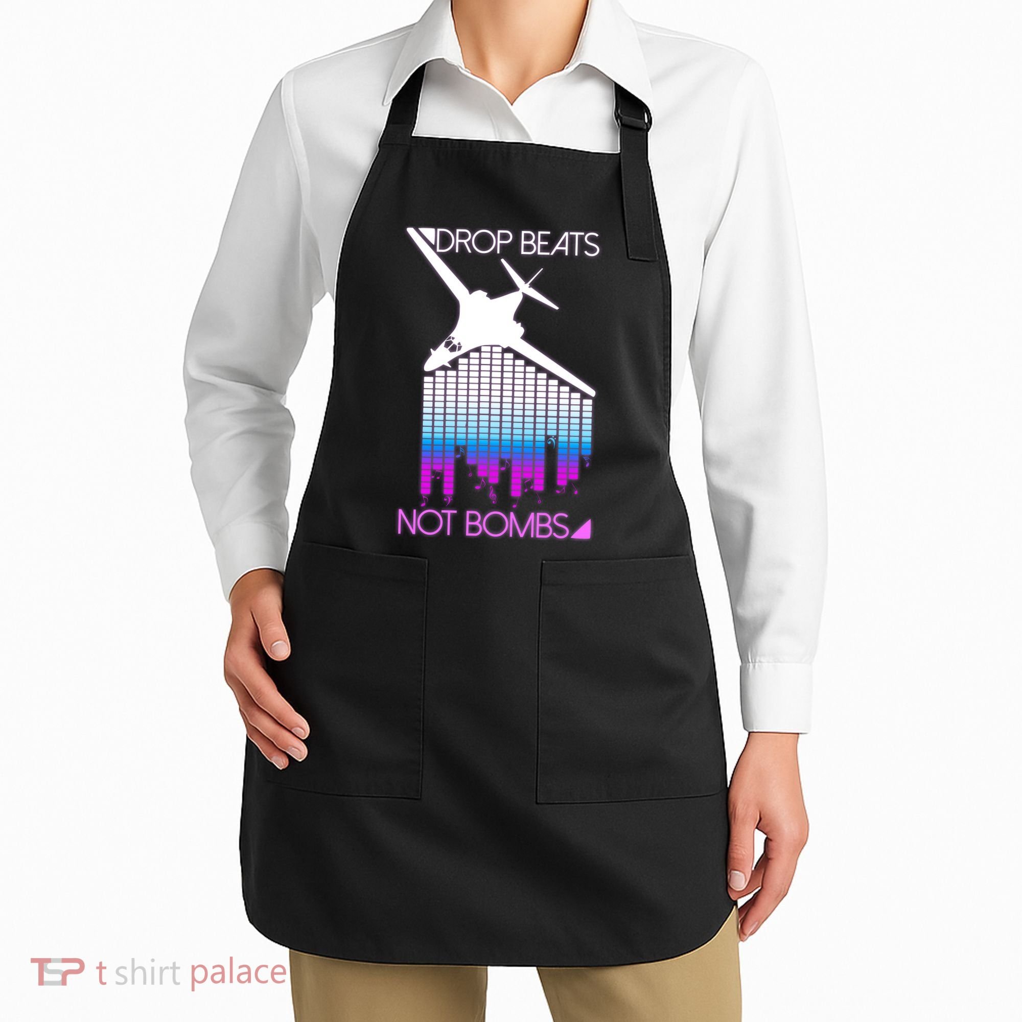 Drop Beats Not Bombs Apron