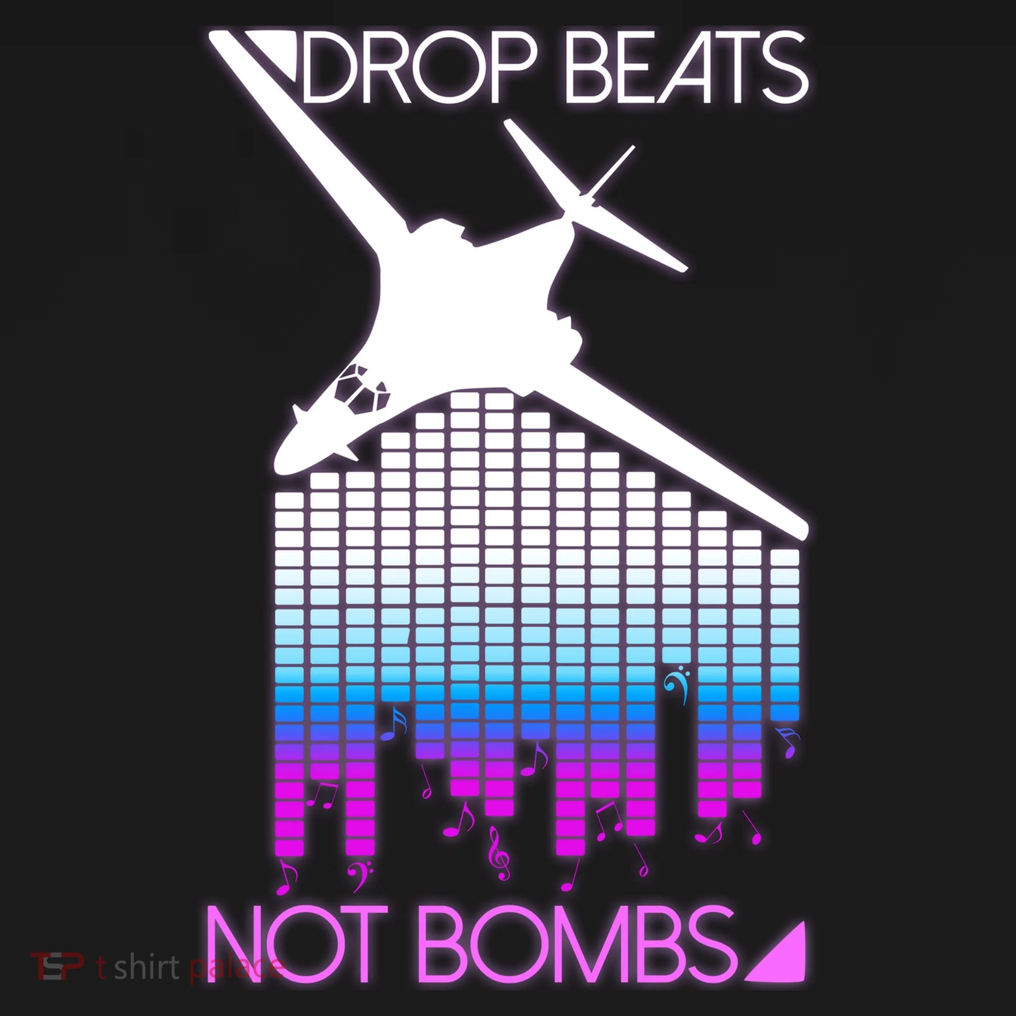 Drop Beats Not Bombs Bucket Hat
