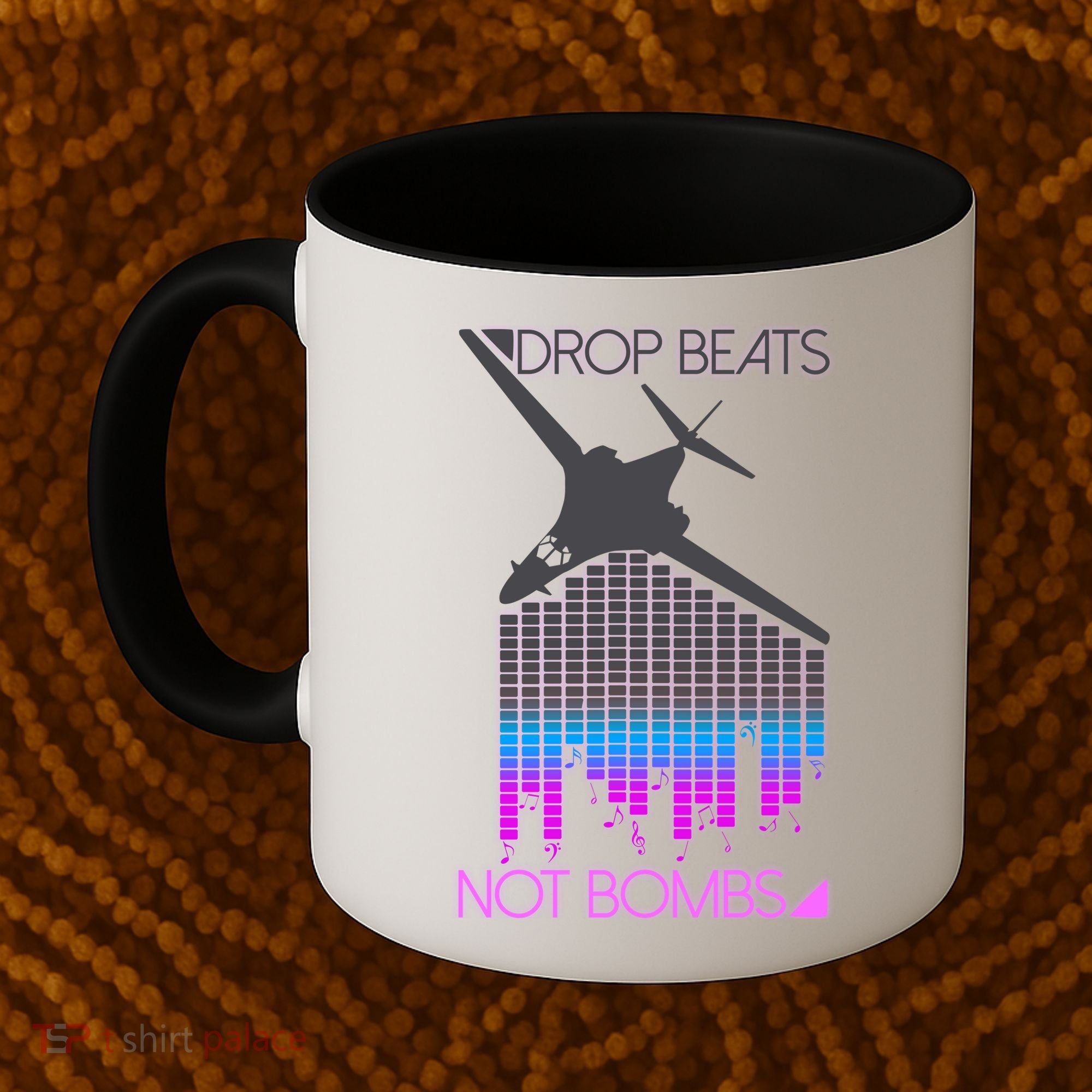 Drop Beats Not Bombs Coffee Mug