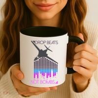 Drop Beats Not Bombs Coffee Mug thumb 3