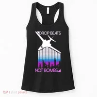 Drop Beats Not Bombs Women's Tank Top thumb 0