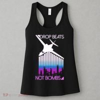 Drop Beats Not Bombs Women's Tank Top thumb 3