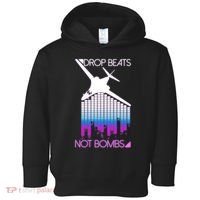 Drop Beats Not Bombs Toddler Hoodie thumb 0