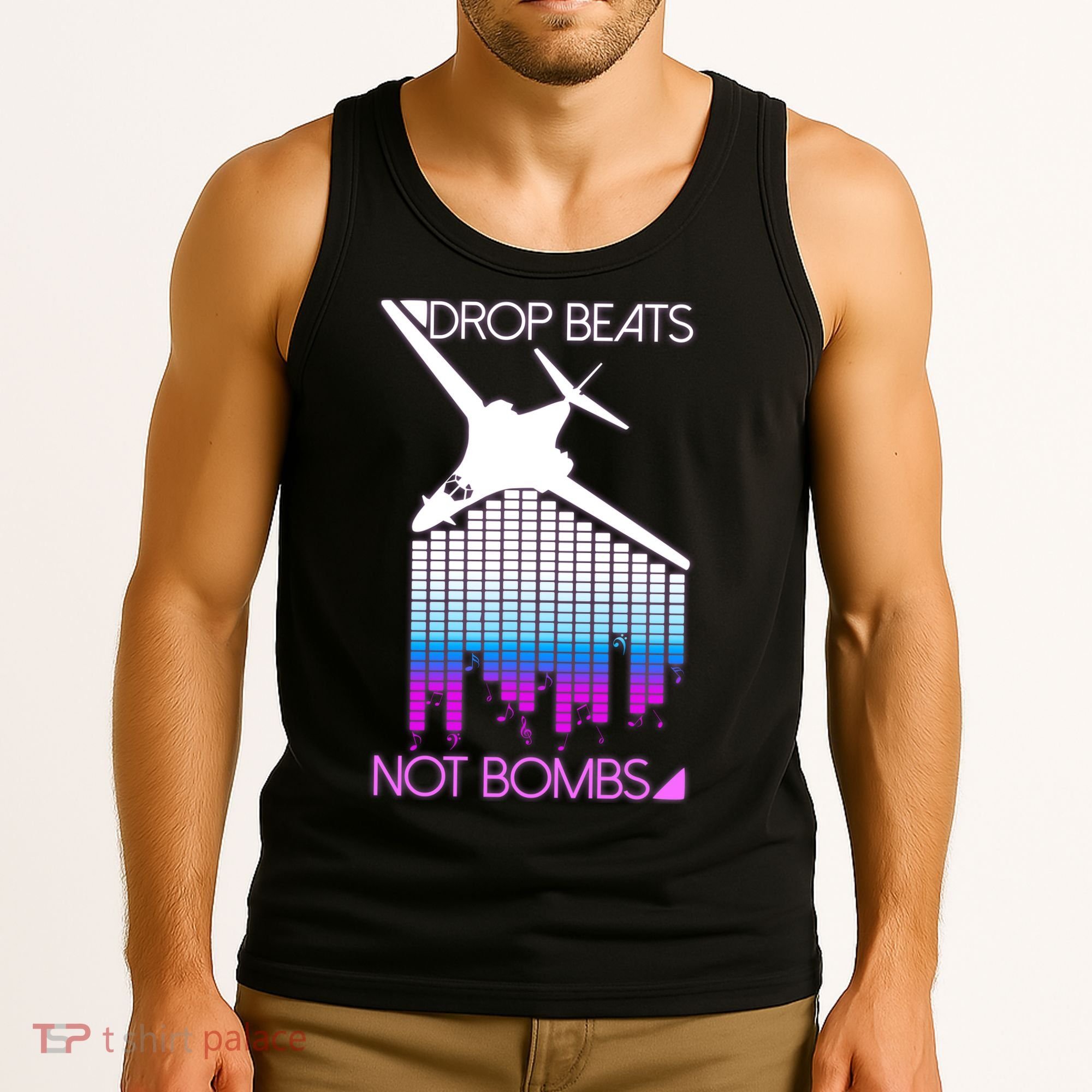 Drop Beats Not Bombs Tank Top