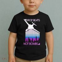 Drop Beats Not Bombs Toddler T-Shirt thumb 2