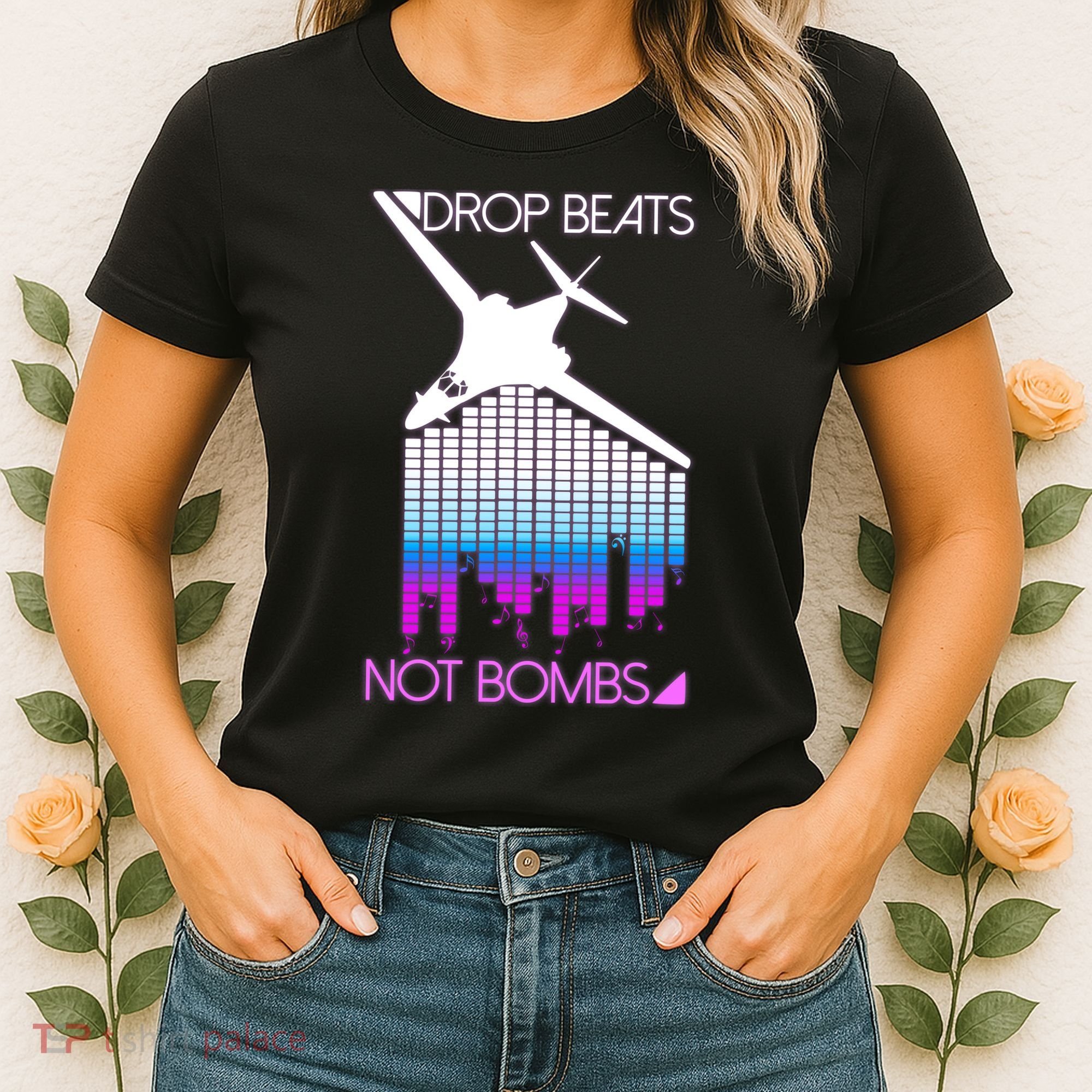 Drop Beats Not Bombs Women's T-Shirt