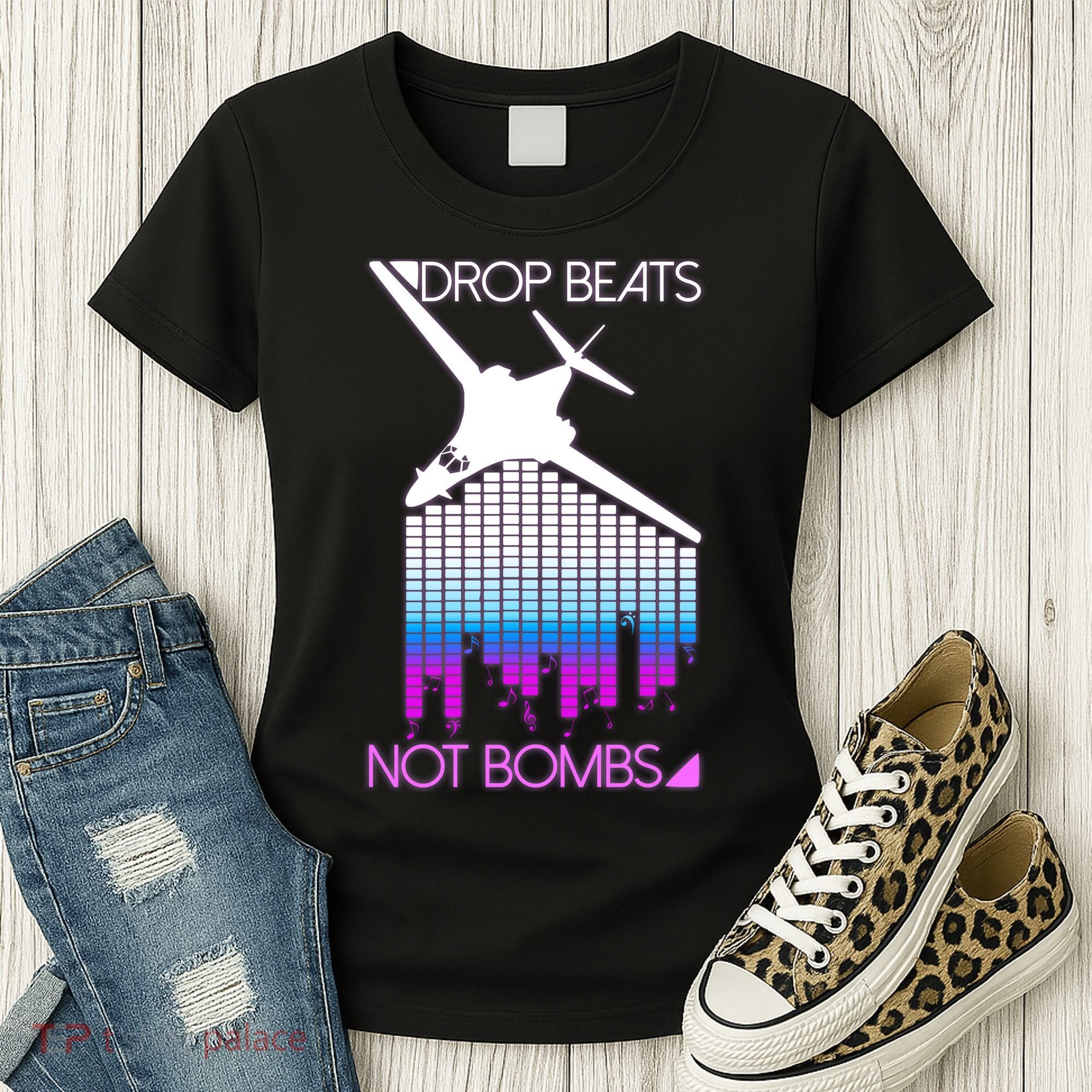 Drop Beats Not Bombs Women's T-Shirt