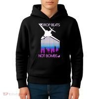 Drop Beats Not Bombs Kids Hoodie thumb 4