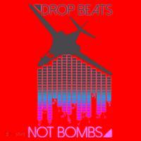 Drop Beats Not Bombs Santa Hat thumb 1