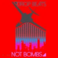 Drop Beats Not Bombs Santa Hat thumb 1
