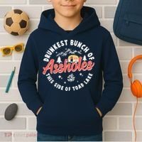 Drunkest Bunch Of Assholes This Side Of The Toad Lake Kids Hoodie thumb 2