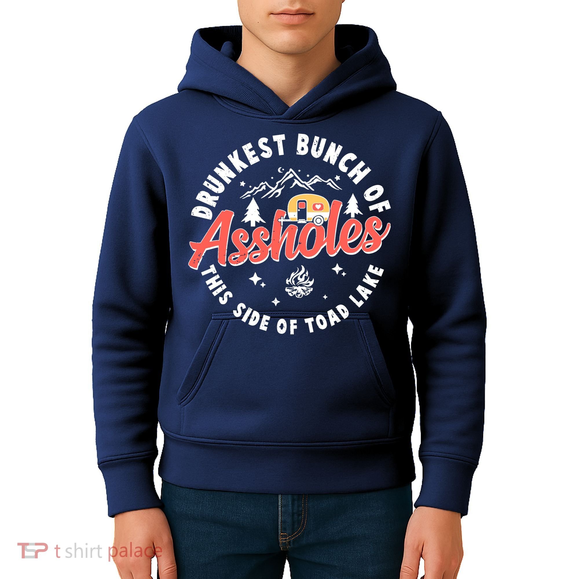 Drunkest Bunch Of Assholes This Side Of The Toad Lake Kids Hoodie