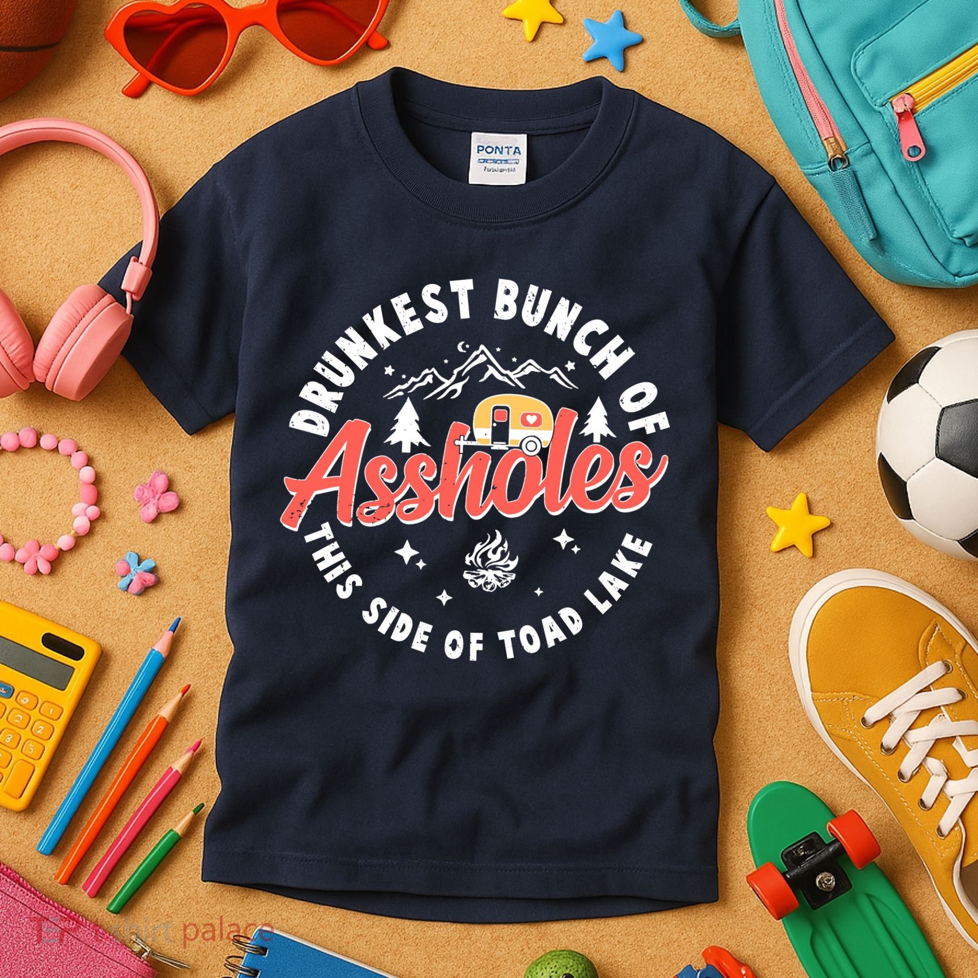 Drunkest Bunch Of Assholes This Side Of The Toad Lake Kids T-Shirt