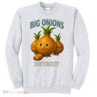 Detroit Big Onions Funny Football Sweatshirt thumb 0