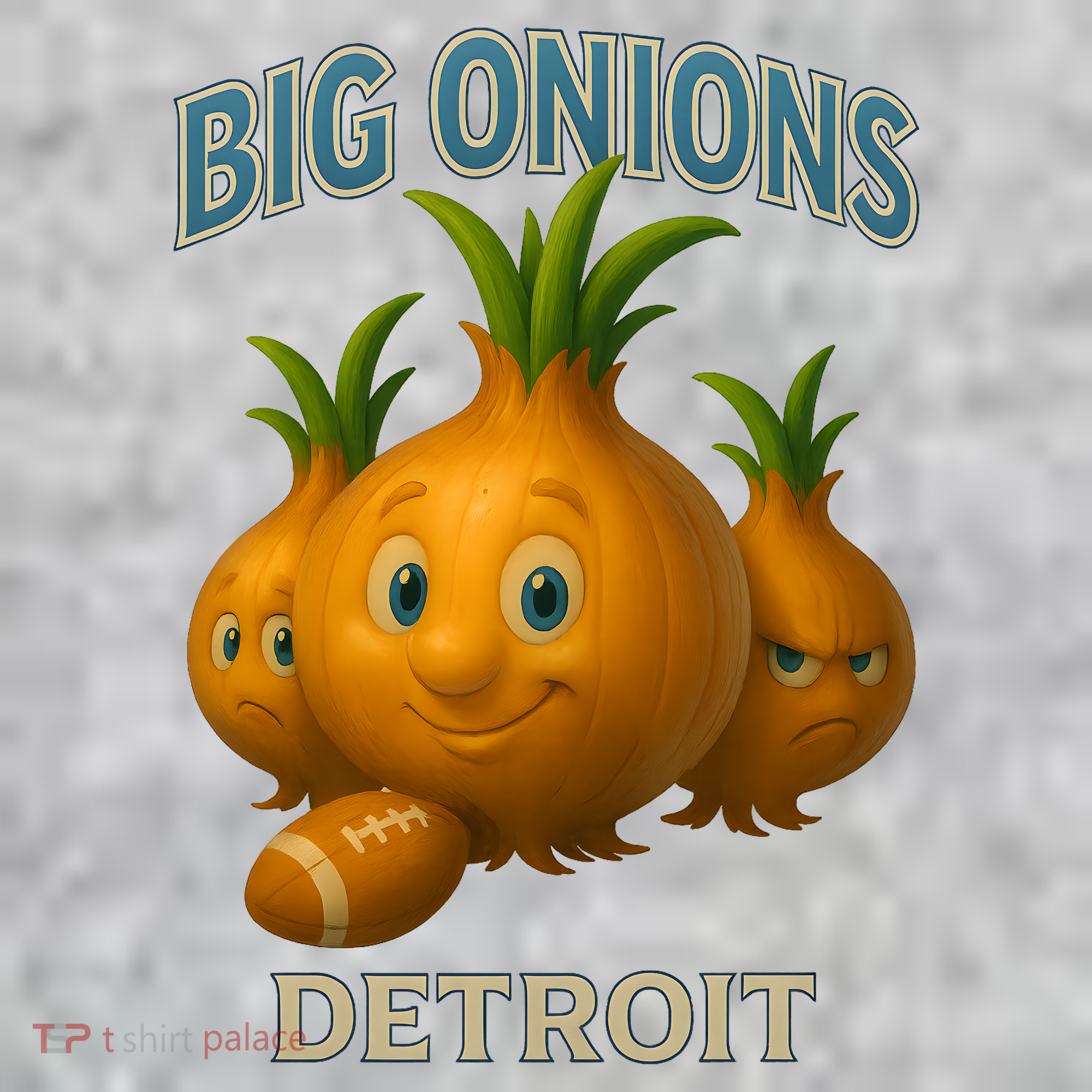 Detroit Big Onions Funny Football Sweatshirt