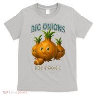 Detroit Big Onions Funny Football T-Shirt thumb 0