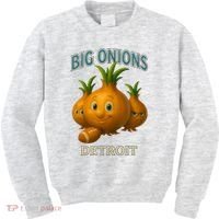 Detroit Big Onions Funny Football Kids Sweatshirt thumb 0