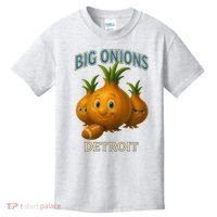 Detroit Big Onions Funny Football Kids T-Shirt thumb 0