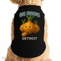 Detroit Big Onions Funny Football Doggie Tank thumb 0