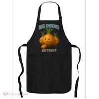 Detroit Big Onions Funny Football Apron thumb 0