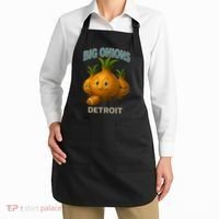 Detroit Big Onions Funny Football Apron thumb 2