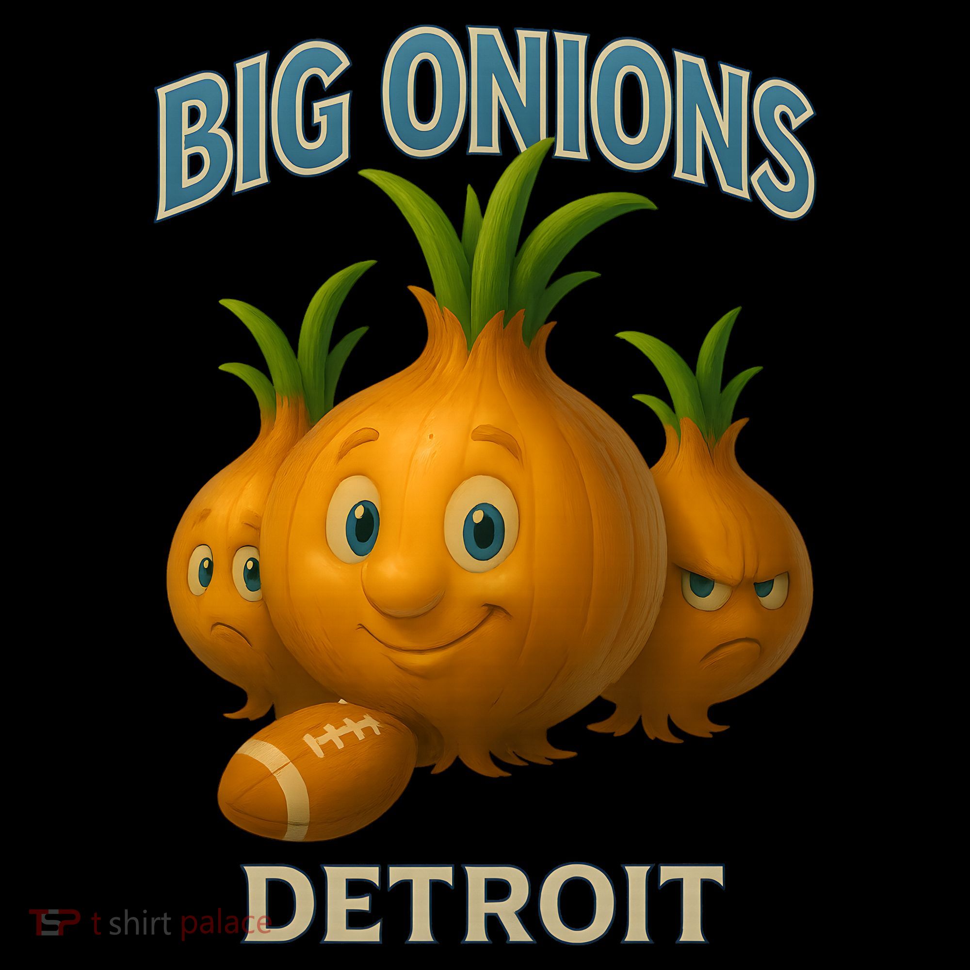 Detroit Big Onions Funny Football Coffee Mug