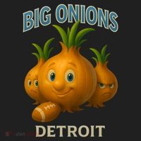Detroit Big Onions Funny Football Beanie thumb 2