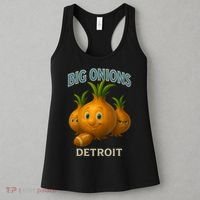 Detroit Big Onions Funny Football Women's Tank Top thumb 3