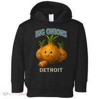 Detroit Big Onions Funny Football Toddler Hoodie thumb 0