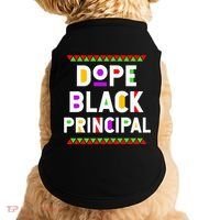 Dope Black Principal African American Job Proud Profession Doggie Tank thumb 0