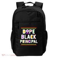Dope Black Principal African American Job Proud Profession Backpack thumb 0