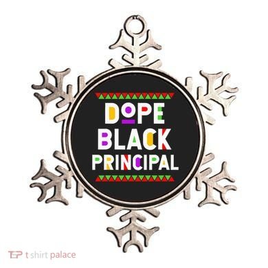 Dope Black Principal African American Job Proud Profession Ornament