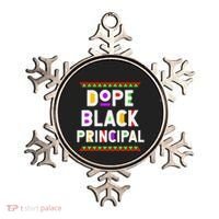 Dope Black Principal African American Job Proud Profession Ornament thumb 0