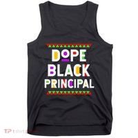 Dope Black Principal African American Job Proud Profession Tank Top thumb 0