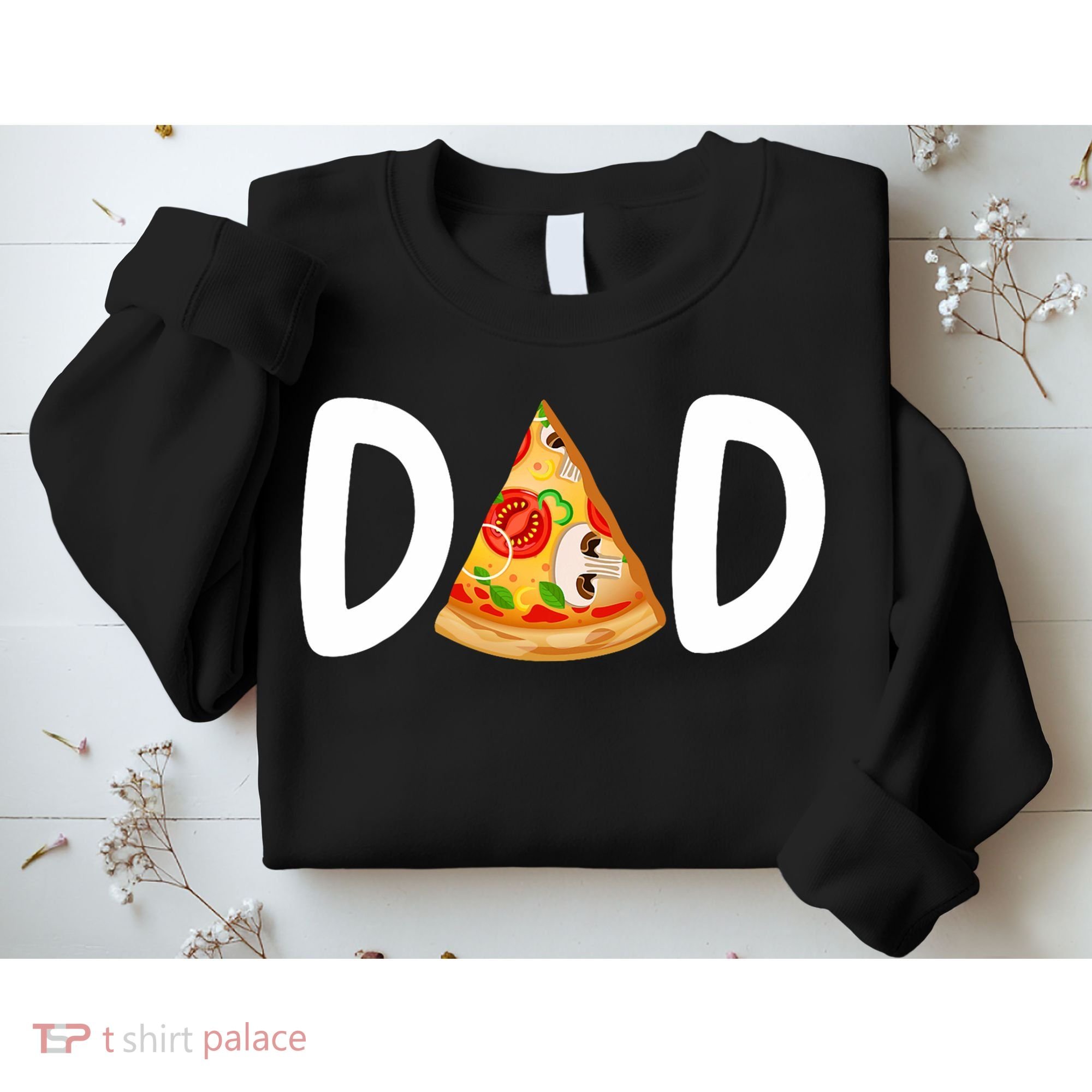 Dad Birthday Pizza 1st Birthday Pizza Family Matching Sweatshirt