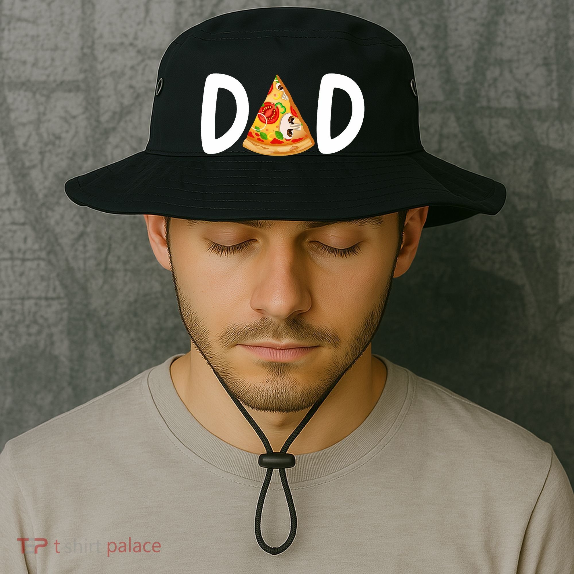 Dad Birthday Pizza 1st Birthday Pizza Family Matching Bucket Hat