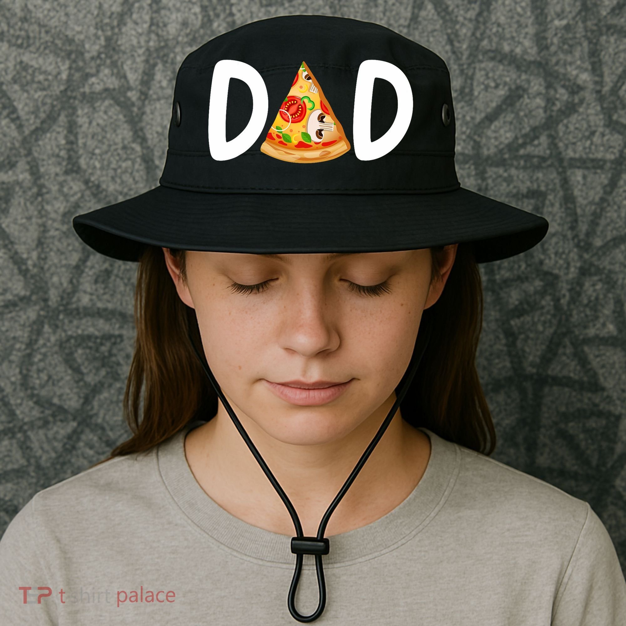 Dad Birthday Pizza 1st Birthday Pizza Family Matching Bucket Hat