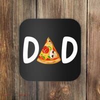 Dad Birthday Pizza 1st Birthday Pizza Family Matching Coaster thumb 0