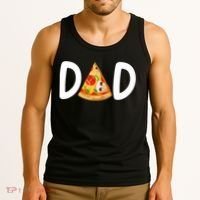 Dad Birthday Pizza 1st Birthday Pizza Family Matching Tank Top thumb 3