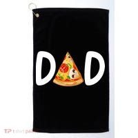 Dad Birthday Pizza 1st Birthday Pizza Family Matching Golf Towel thumb 0