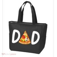 Dad Birthday Pizza 1st Birthday Pizza Family Matching Tote Bag thumb 3