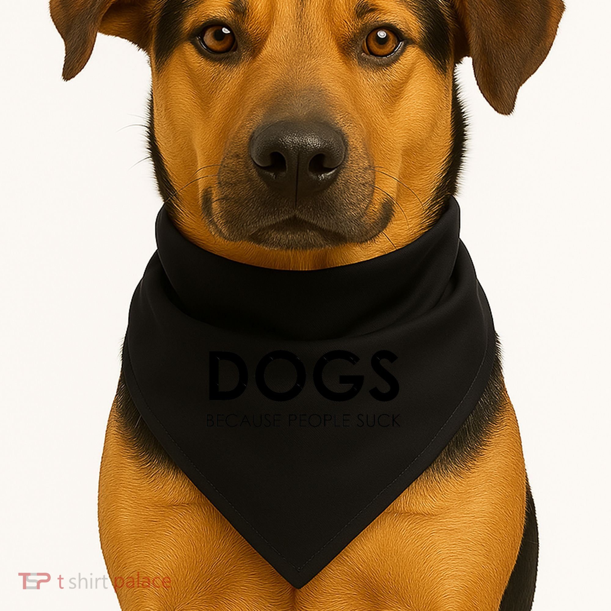 Dogs Because People Suck USA-Made Doggie Bandana