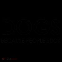 Dogs Because People Suck Kids Sweatshirt thumb 2