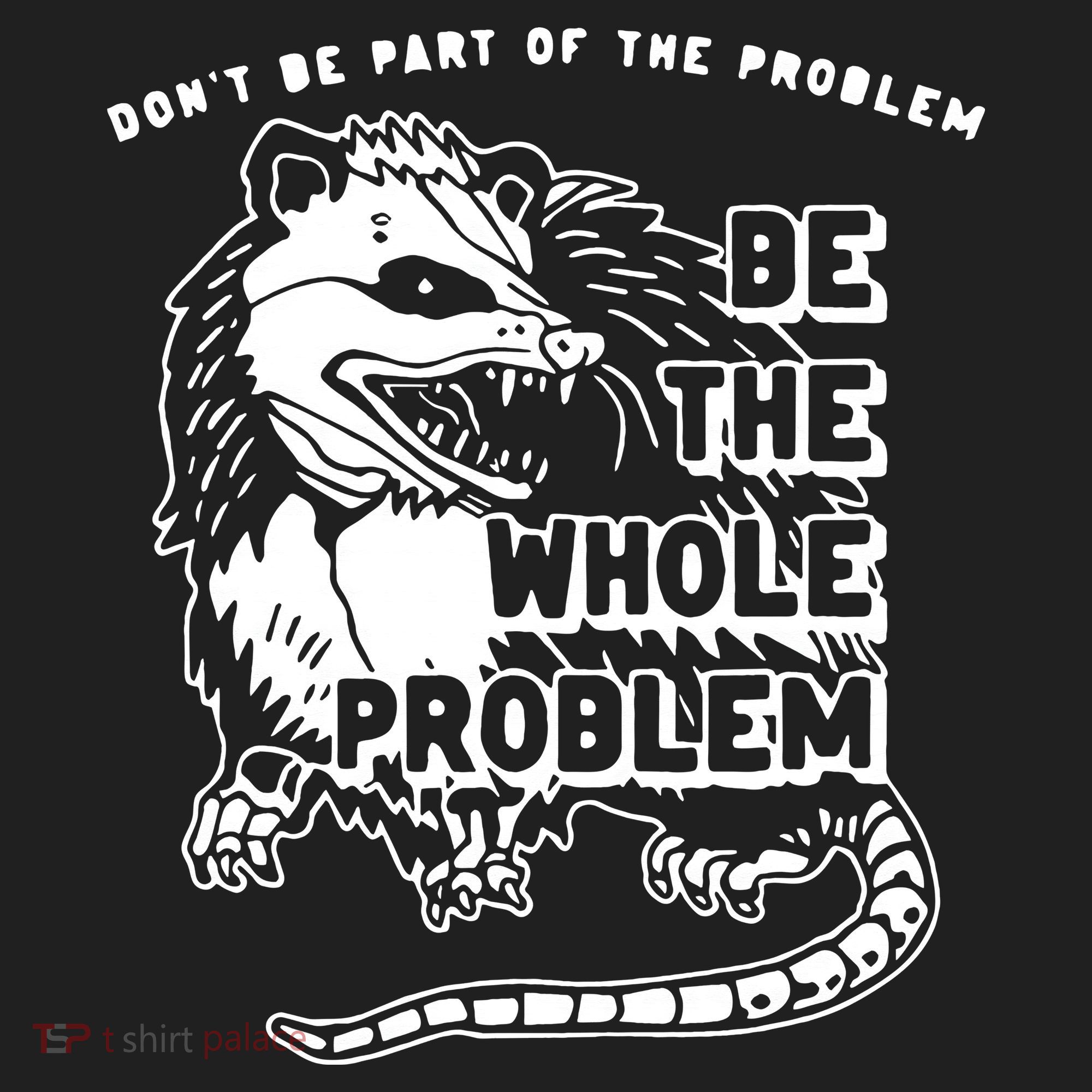 Don't Be Part Of the Problem Be The Whole Problem Funny Gym Women's Sweatshirt